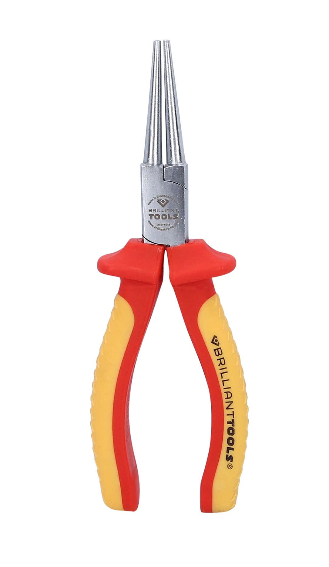 BRILLIANT TOOLS BT068015 VDE Round Nose Pliers [Powered by KS Tools]