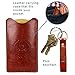 Beard Comb Kit by One Handsome Man - Sandalwood Beard Comb with PU Leather Case and Gift Box - Perfect Gifts For Him or Boyfriend Gifts - Ideal Gift For Men