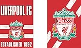 WinCraft Liverpool Football Club Garden Flag, Vintage Distressed Edition, 12.5x18 inches, 2 Sided