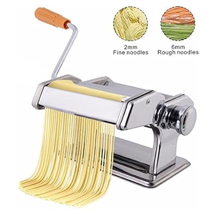 Buy Stainless Steel Manual Pasta Maker Roller Machine Noodle