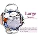 Haundry Mesh Shower Caddy Tote, Portable Shower Caddy Bag with 8 Pockets for College Dorm Room Essentials, Beach, Swimming, Gym