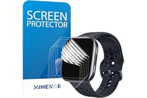MIHENCE 6-Pack Screen Protector for Amazfit Bip 6 Smartwatch | HD TPU Protective Film | Compatible with Amazfit Bip 6