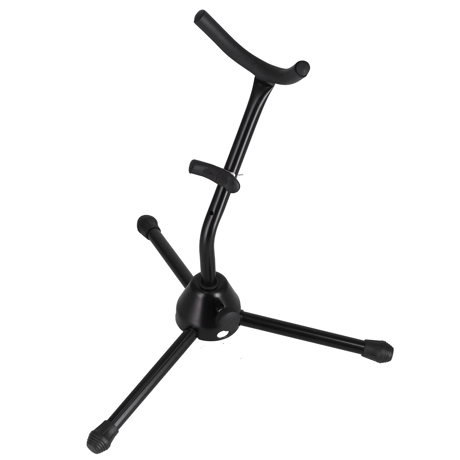Alto Sax Rack, Portable Saxophone Stand Stable Durable Metal Black for Home