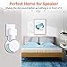 Matone Outlet Wall Mount Holder for 3rd Generation & Mi AI, A Space-Saving Solution for Your Smart Home Speakers, Clever Accessories with Cord Arrangement Hide Messy Wires - White
