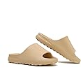 Unisex Pillow Slippers Slides for Women and Men, EVA Comfort Super Soft Quick Drying Rubber Shower Cloud Slides, Lightweight Spa Massage Summer Sandals for Adult Couples Indoor and Outdoor