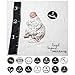 lulujo Baby Baby's First Year Milestone Blanket and Cards Set, Loved Beyond Measure