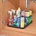 InterDesign Under the Sink Spill Protector Tray for Kitchen Cupboards and Cabinets – Black