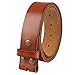 NPET Men's Classic Full-Grain Belt Genuine Leather Belt without Belt Buckle 1.5
