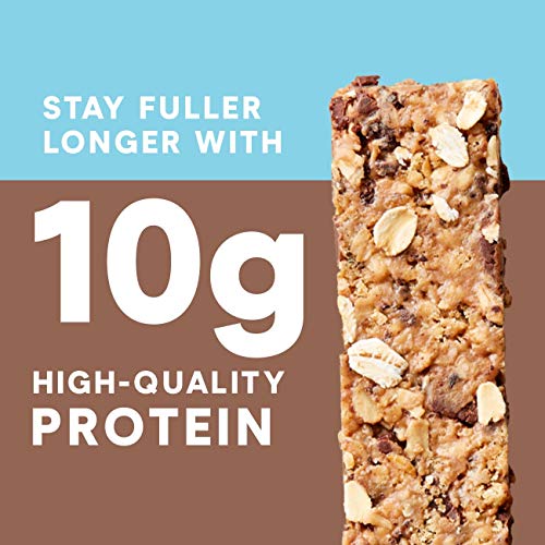 ZonePerfect Protein Bars, Oatmeal Chocolate Chunk, Gluten-Free, 10g of Protein, Nutrition Bars With Vitamins & Minerals, Great Taste Guaranteed, 12 Bars