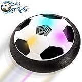 Gloween Kids Toys, Hover Soccer Ball Air Power Disc for Boys and Girls Age of 2,3,4,5,6,7,8+Years Old, Indoor Sport Ball with Led Lights for Toddlers, Kids,Children Gifts