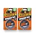 Gorilla Heavy Duty Double Sided Mounting Tape, 1" x 60", Black, (Pack of 2) primary