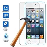 Ebestsale 2.5D Round Edge 0.3mm Ultra Slim Nano Tempered Glass Screen Protector Film With Perfect Anti-scratch/Shatterproof/Fingerprint & water & oil resistant(For Apple iPod Touch 5G 5th Generation)