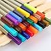 Yosoo 0.3mm Line Width 48 Assorted Colors Set of Fineliner Sketch Fineliner Drawing Pen, Water Based Gel Ink Colored Pens, Fine Point Markers Pen (48 Color Set)