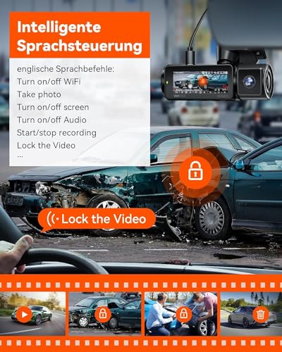 VANTRUE N5 4-Channel STARVIS 2 Dash Cam 5GHz WIFI GPS, 1944P/2.5K + Triple 3HDR 1080P Car Camera, Car Dashcam Voice Control 24h. Buffer Parking Mode, APP & 160°IPS Max 512G