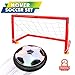 Betheaces Kids Toys Hover Soccer Ball Set 2 Goals Gift Football Disk Toy LED Light Boys Girls Age 2, 3, 4,5,6,7,8-16 Year Old, Indoor Outdoor Sports Ball Game Children primary