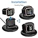 QIBOX Charger Stand Compatible with Fitbit Versa 2 (Not for Versa/Versa Lite), Anti-Slip Charging Stand Dock Replacement USB Charger Cable 4.3Ft Cord Accessories Cradle Holder for Versa 2 Smartwatch