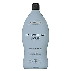 ATTITUDE Dishwashing Liquid, EWG Verified, Vegan
