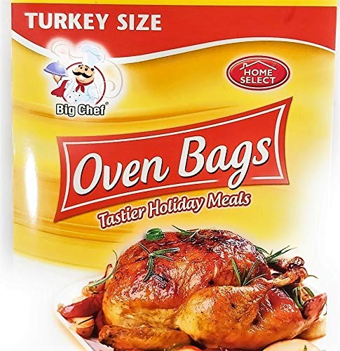 Home Select Big Check Oven Bags Turkey Size 2 Bags
