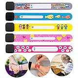 Yillsen Child Safety ID Wristband,Waterproof Kids Safety Bracelet,Anti Lost ID Wristband,Reusable SOS Bracelet for Boys and Girls