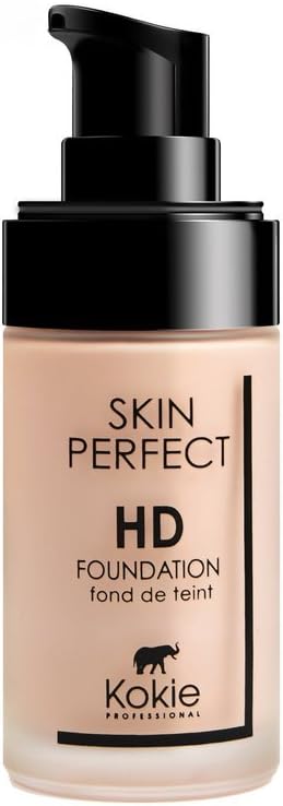Kokie Cosmetics Hd Foundation, 10C, 1.01 Fluid Ounce