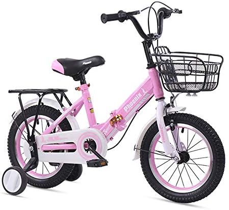 Baomei 子ども用自転車 子供用自転車12インチ14インチ16インチ18インチ後部座席の男の子と女の子の自転車 爆安 ピンク ブルー