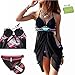 kiwitatá Women Swimsuits Bathing Suits Push Up Padding Bikini 2 Piece Halterneck Swimwear