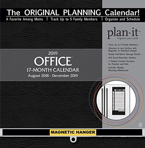 Gifts Office 2019 Plan-It Calendar 8 1/2" X 11" Wide