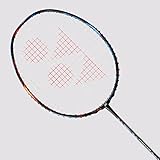 Yonex Duora 10 Badminton Racket (Unstrung/Strung) (Blue/Orange, Strung with NG 99 @ 24lb)
