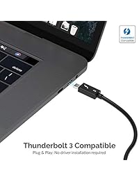 Sabrent   Adaptador Thunderbolt 3 a HDMI 2.0 dual [admite hasta dos monitores 4K 60Hz en Mac y algunos sistemas Windows] (TH W3H2)