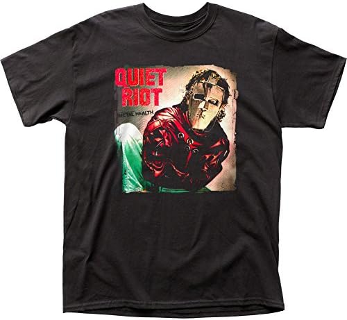 Quiet Riot - Mens Metal Health Adult T-Shirt, Size: Medium, Color: Black