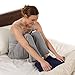SunnyBay Microwave Heating Pad, Microwavable Heavy Weighted Full Body Moist Hot or Cold Pack with Flax Seeds Filling and Washable Fleece Cover, 10x24 Inches - Red Plaid
