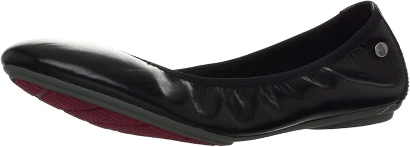 hush puppies black flats
