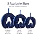 BCOZZY Travel Neck Pillow for Airplane– Patented Double Support for Head, Neck, and Chin. Best for Long Flights, Plane Sleeping, and Car Rides. Adjustable Size. Washable. Carry Bag. Large, Purple
