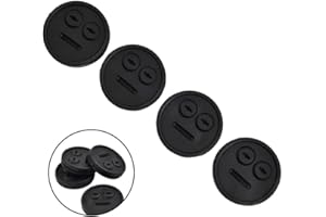 4-Pack Thermometer Probe Grommet for BBQ Grill, High-Temp Silicone Probe Port with Dual Holes for Weber Smokey Mountain 14/18