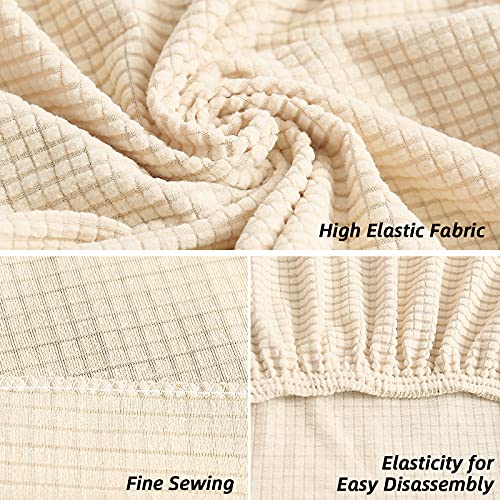 Dining Room Chair Cover Stretch Dining Chairs Covers Dinning Parsons Slipcovers | Beige