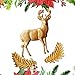 AT27clekca Cake Mould Baking Accessories Christmas Deer Silicone Mold Fondant Cake Chocolate Cookie Decorating Mould