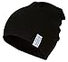 TopHeadwear Soft Ribbed Beanie Slouch Slouchy Knit Hat - Black