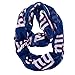 Littlearth NFL New York Giants Sheer Infinity Scarf, Team Color, 70” x 25”