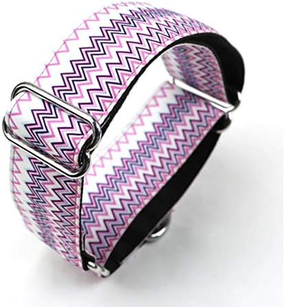 GOUSHENG collar Comfortable Fabric Super Strong Durable Reef Martingale Dog Collars Greyhounds Dog Collar,07,Width 2.5Cm