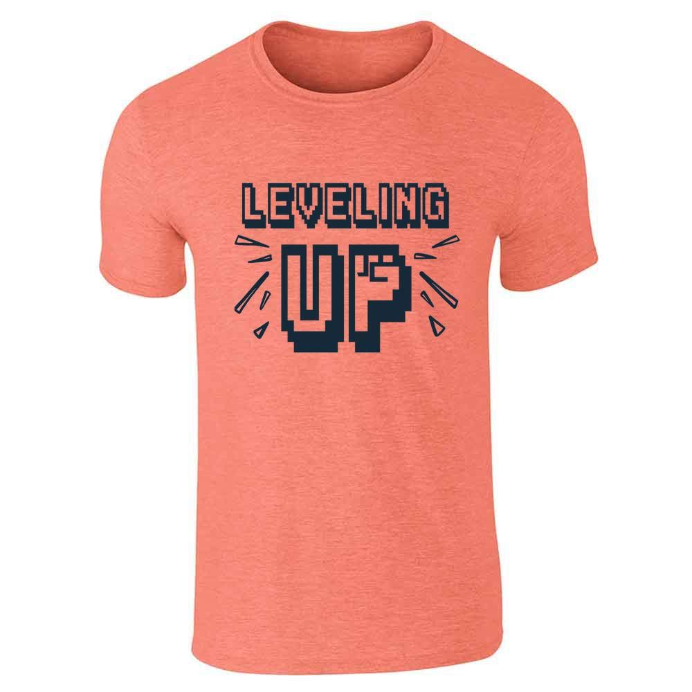  Leveling Up Retro Video Gaming Gamer Short Sleeve T Shirt