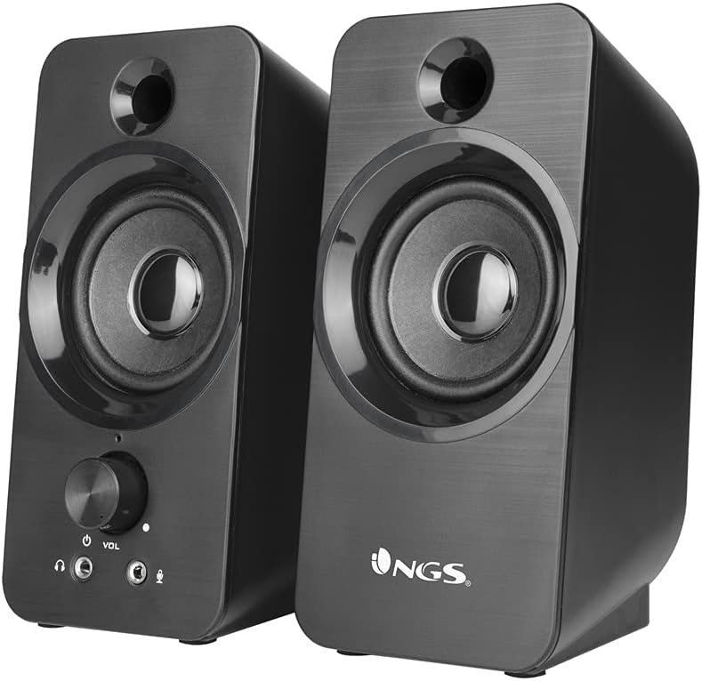 SB350, Altavoz para PC de 12W y Conexión USB, Color Negro