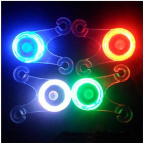 Bike Bicycle Cushion Soft Silicone Spoke Light LED Taillight 4 Colors