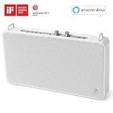 GGMM E5 Wireless Smart Speaker with Amazon Alexa, WiFi+Bluetooth, Multi Room Audio Speaker for Music Streaming, Powerful Sound with Enhanced Bass, 15 Hours Battery Life, Airplay Spotify iHeart Radio