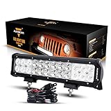 Auxbeam 12 Inch LED Light Bar with Wiring Harness