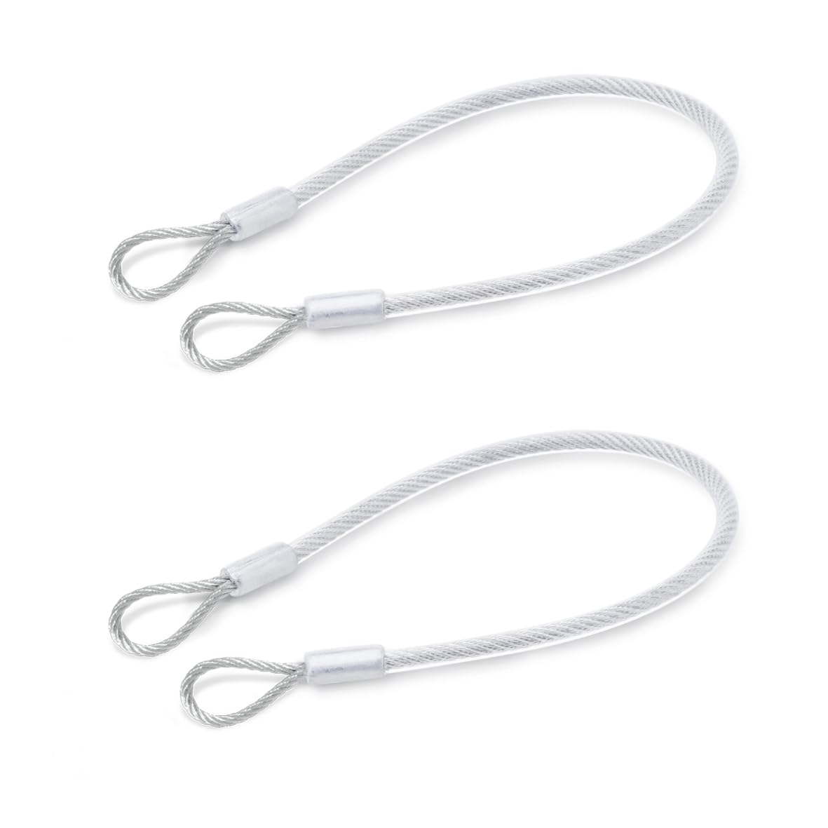 Ganter Normelemente GN 111.2-500-D-TR Stainless Steel Retaining Rope, Pack of 2, Silver, Length: 500 mm