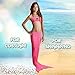 Tendol 3 Pc Swimming Mermaid Tail, Monofin Compatible, for Children, (Mono-fin not Included) (Pink Small)