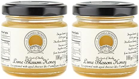 Mariangela Prunotto - Italian Lime Blossom Honey 3.5oz (100g) - Pack of 2
