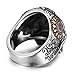 REVOLIA Stainless Steel Rings for Men Skull Punk Rings Cross Vintage Size 8