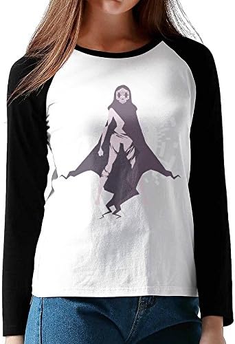 LOVEGIFTTO Womens Video Overwatch's Sombra O-Neck Long Sleeve Raglan Tee Shirt Small