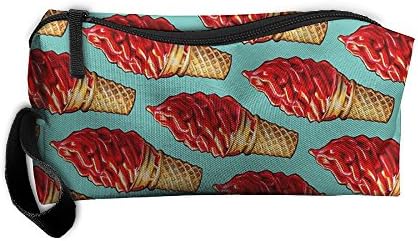 Ice Cream Cosmetic Bag Travel Makeup Bag Organizer Beauty Bag Small Pouch
